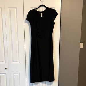 RW&CO. Classic Black Midi Dress